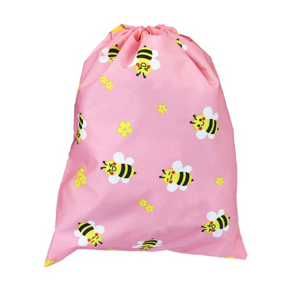 핸드메이드 조리개 가방-꿀벌(핑크)