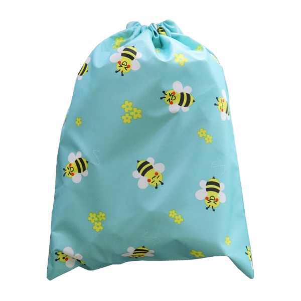 핸드메이드 조리개 가방-꿀벌(민트)